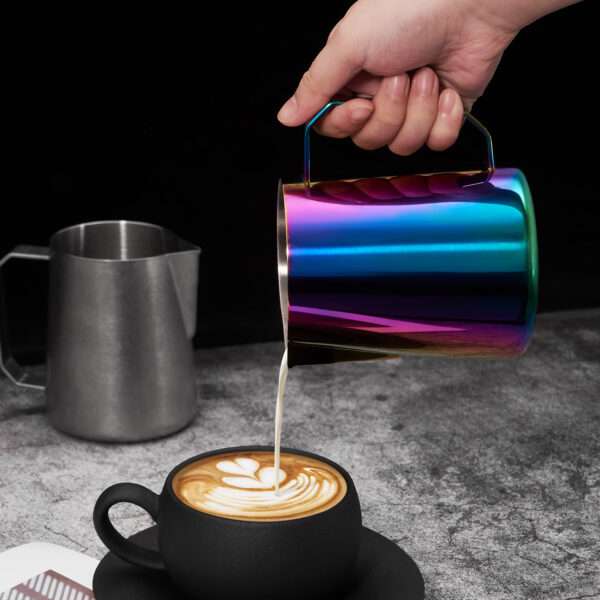 Milk Pitcher Black 450ml - Image 3