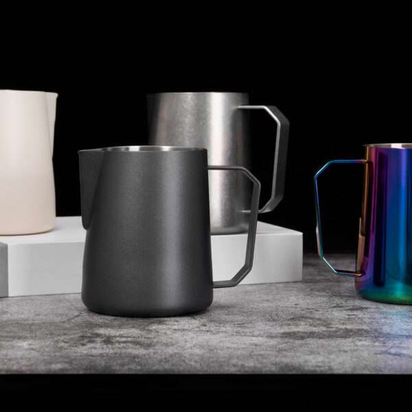 Milk Pitcher Black 450ml - Image 2