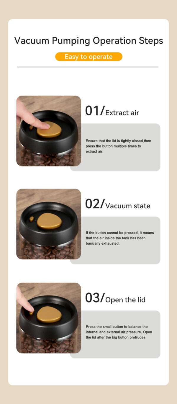 Coffee Beans Storage Jar - Image 5