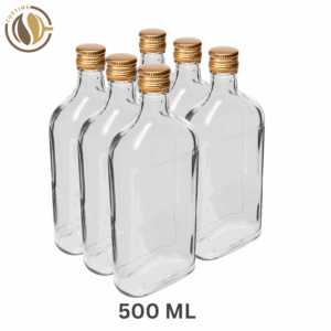 EMPTY GLASS BOTTELS BAG SCREW CASP 500 ML