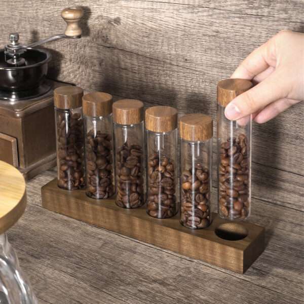 Glass Coffee Beans Container Set - Image 2