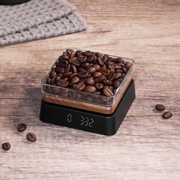 Electronic Coffee Scale Wood Base - Image 2