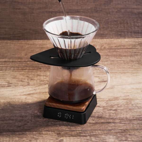 Electronic Coffee Scale Wood Base - Image 4