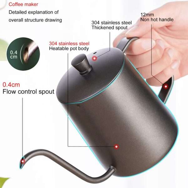 V60 Coffee Kettle 600ml - Image 2