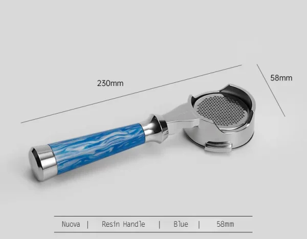 Nuova Portafilter Two Ears Blue 58mm