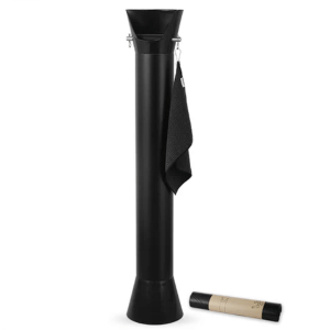 Large Capacity Tall Knock Box - Black