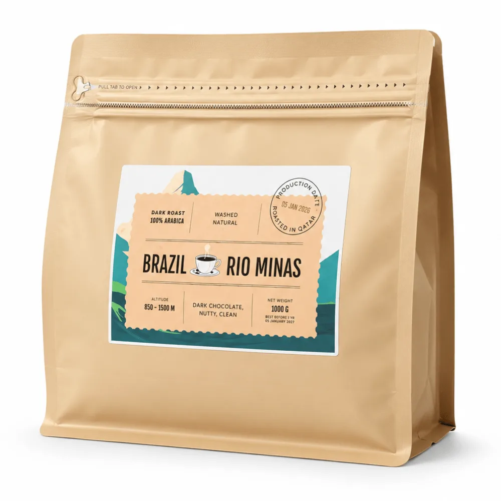 BRAZIL RIO MINAS DARK ROAST- 1KG