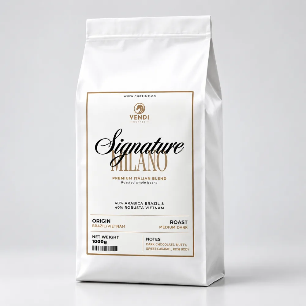 VENDI Signature Milano – Premium Italian Blend Coffee Beans 1000g