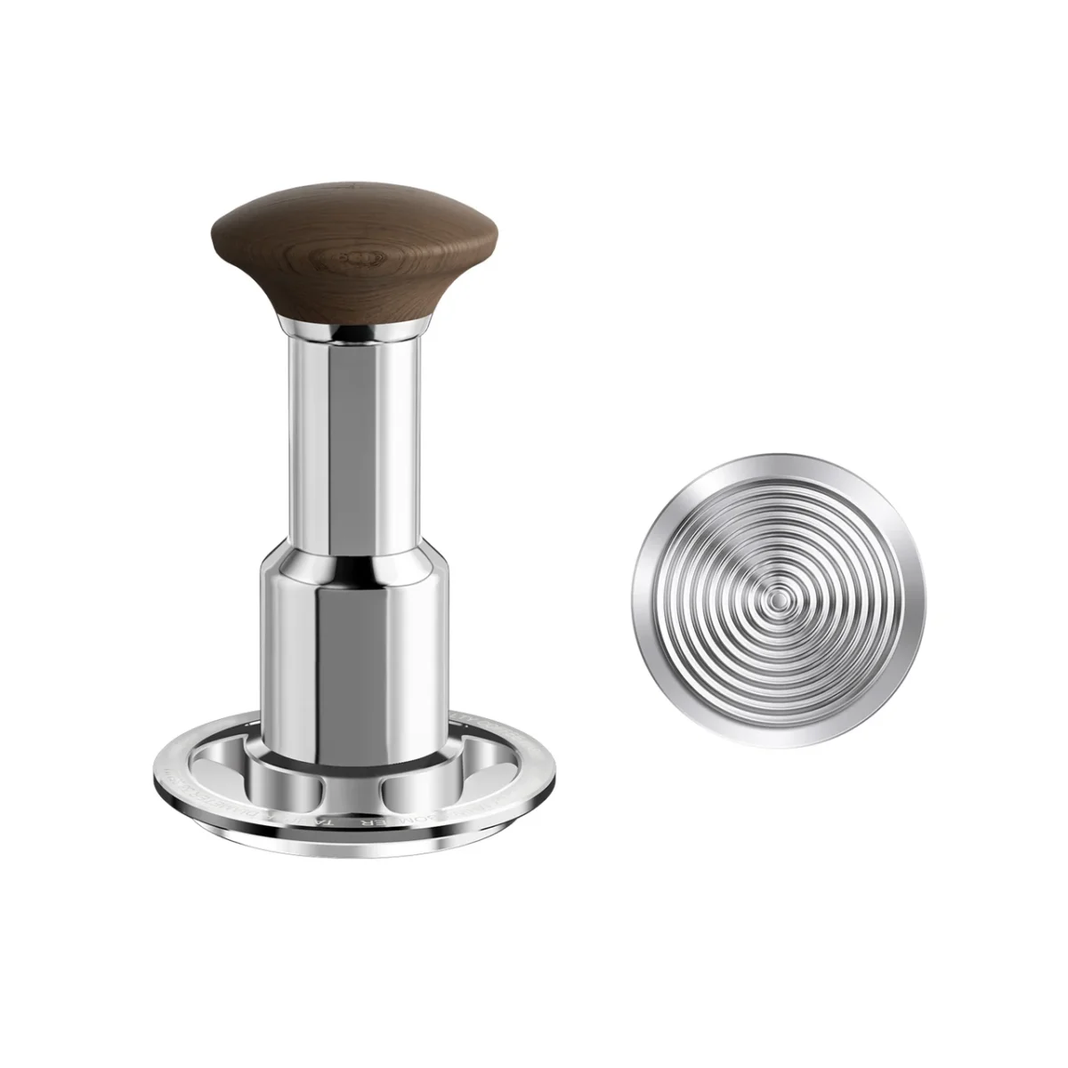 MHW-3BOMBER Knight Impact Tamper 58mm Wood Silver