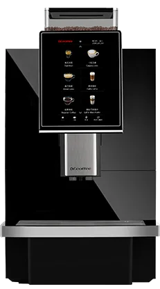 Dr. Coffee F12 commercial coffee machine black front view