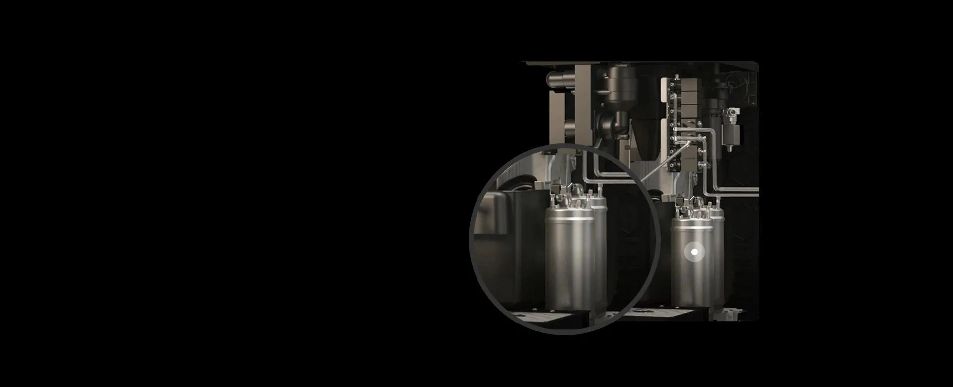 Dr. Coffee MiniBar S2 internal double boiler system detail